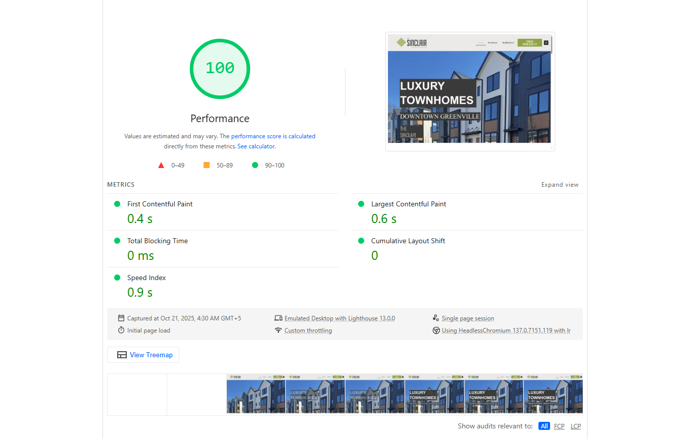 The-sinclair-pagespeed 2